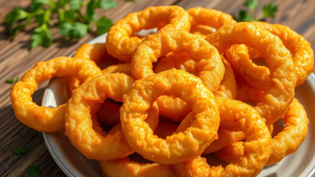 crispy fried onion rings