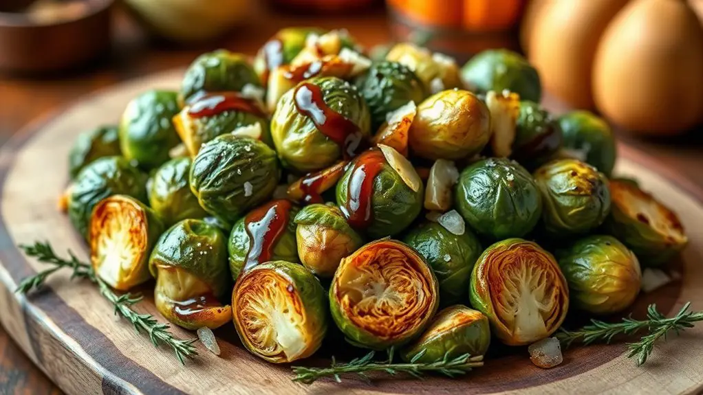 crispy roasted brussels sprouts