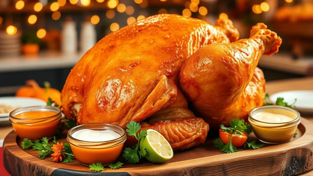 crispy spicy flavorful turkey