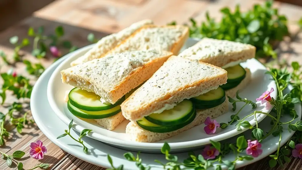 cucumber filled tea sandwiches recipe