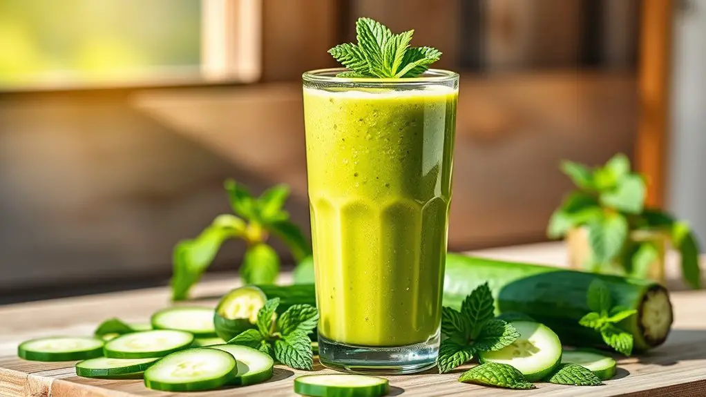 cucumber mint drink recipe