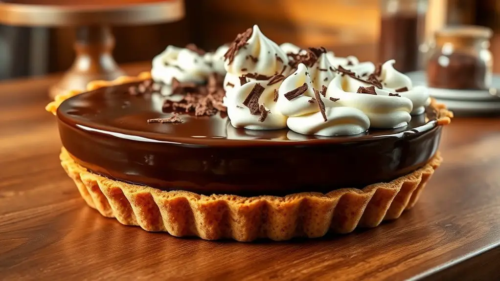 decadent chocolate dessert pie