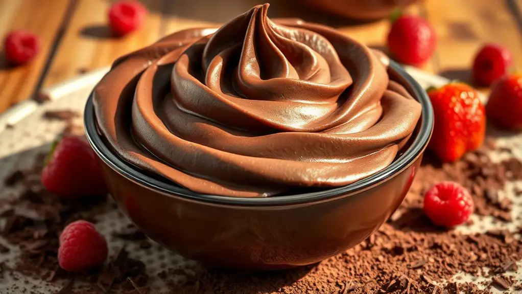 decadent chocolate whipped cream