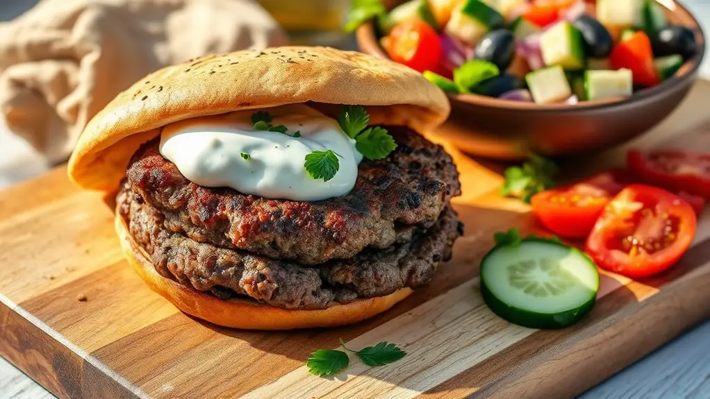 delicious and juicy burgers