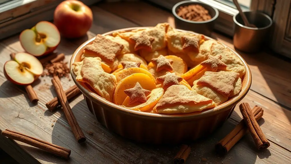 delicious apple cinnamon dessert