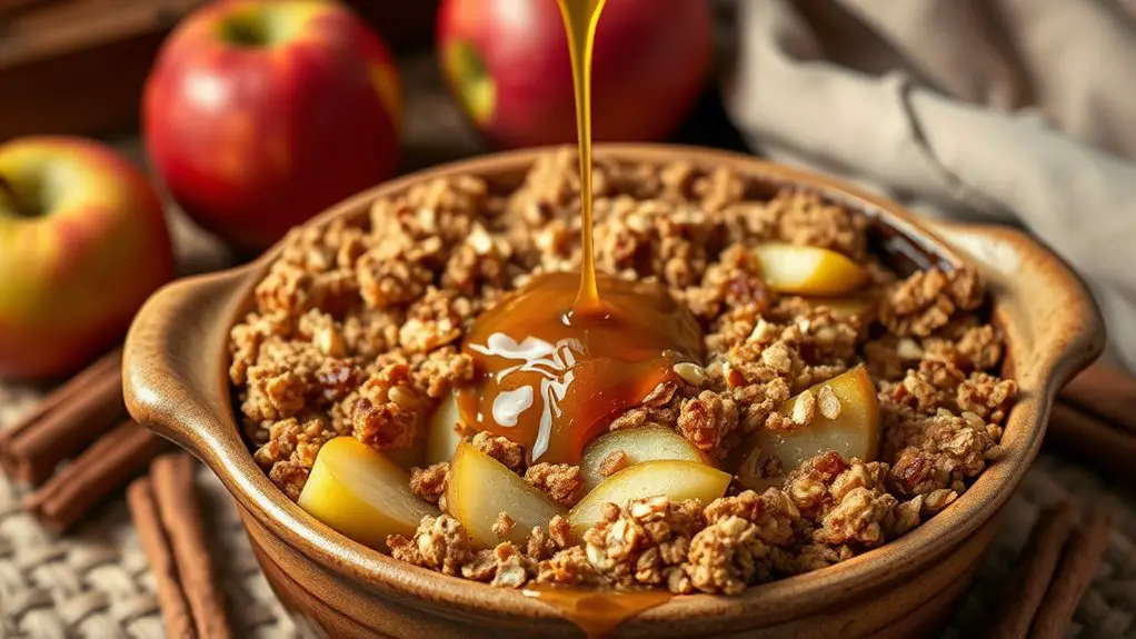 delicious baked apple dessert