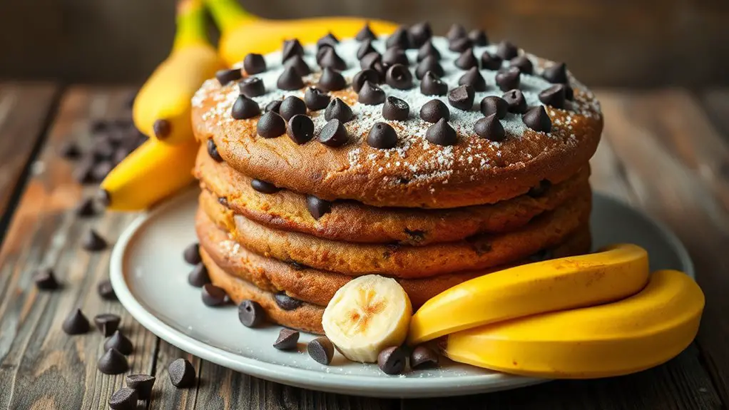 delicious banana chocolate cake