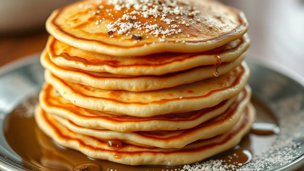 delicious blueberry almond pancakes