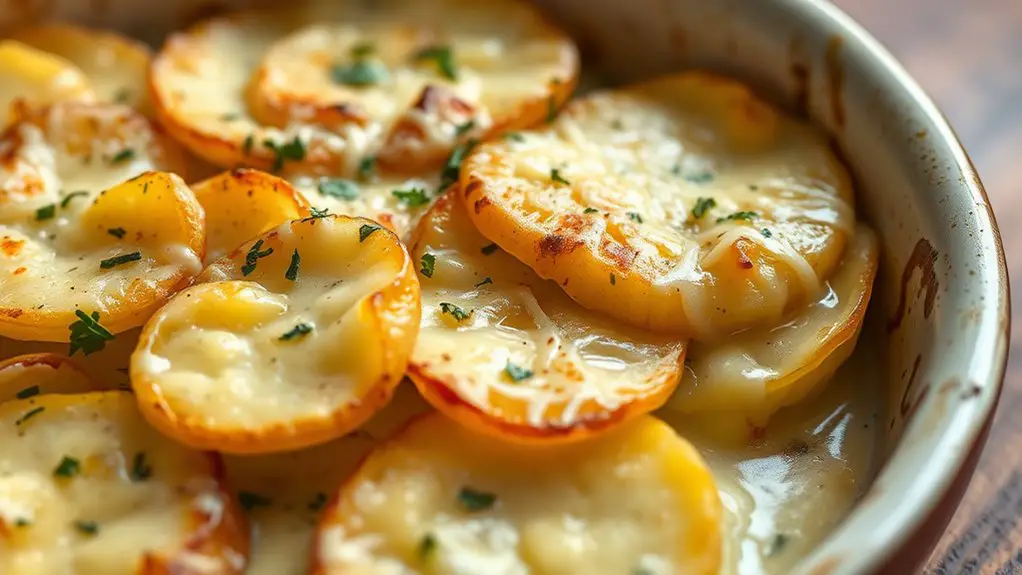 delicious cheesy potato dish