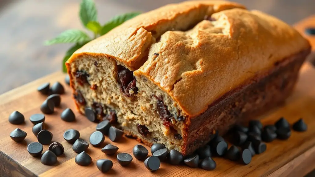 delicious chocolate chip banana bread