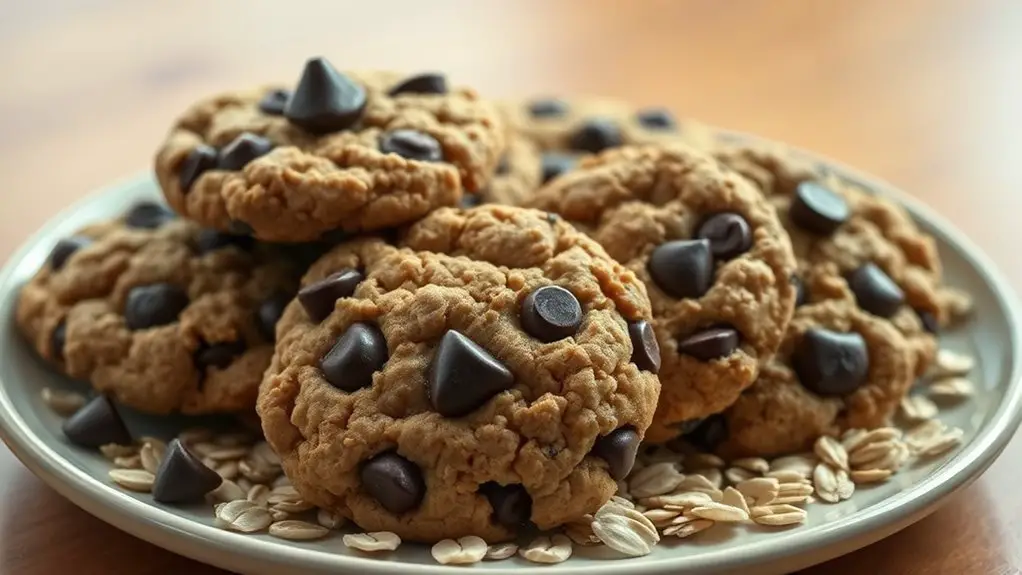 delicious chocolate oatmeal cookies