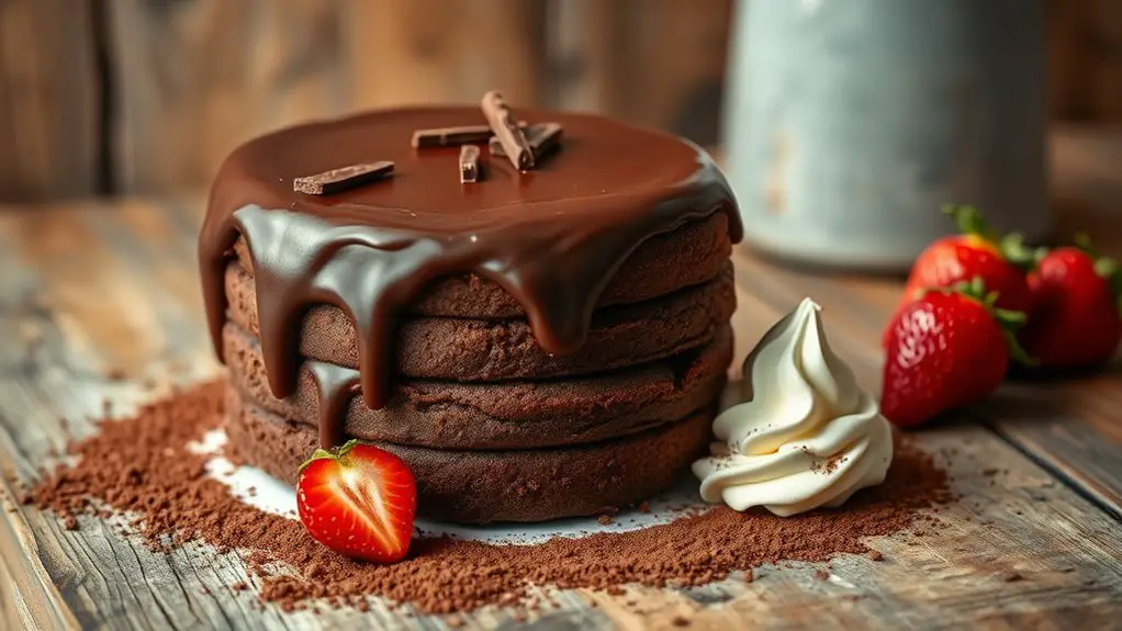 delicious chocolate sponge cake