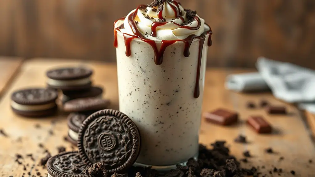 delicious cookie and cream dessert