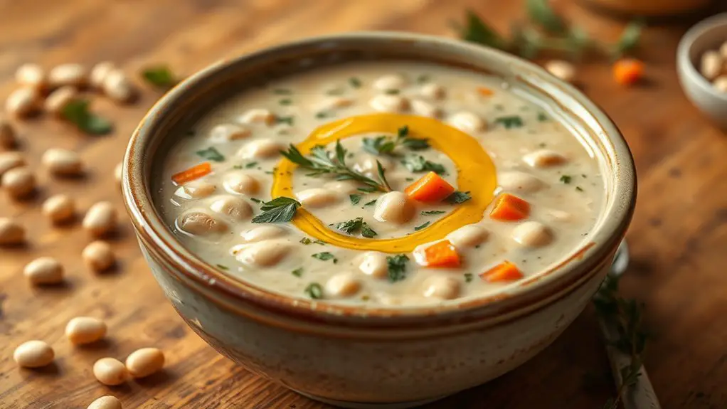 delicious creamy bean soup