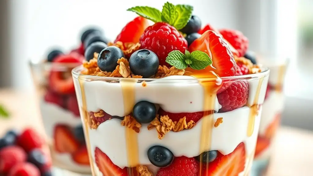 delicious greek yogurt parfait