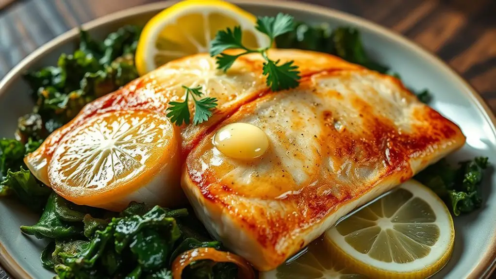 delicious lemon garlic fish