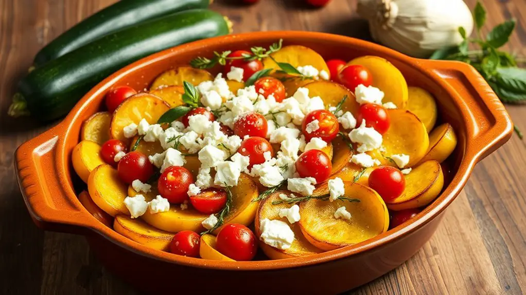 delicious mediterranean squash dish