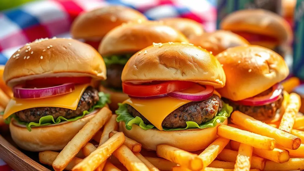 delicious mini burger bites