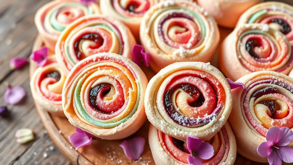 delicious rolled dessert treats