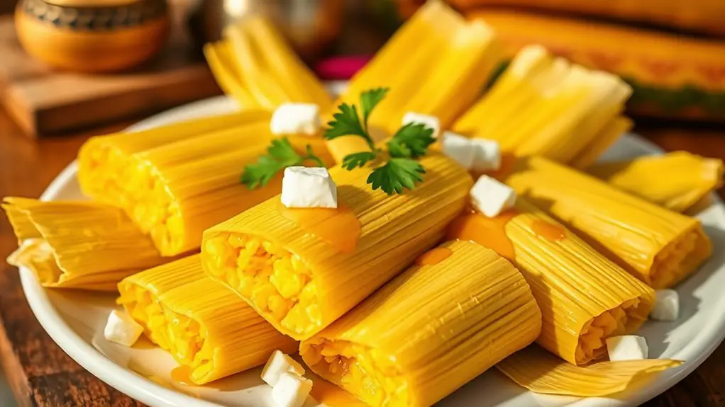 delicious sweet corn tamales