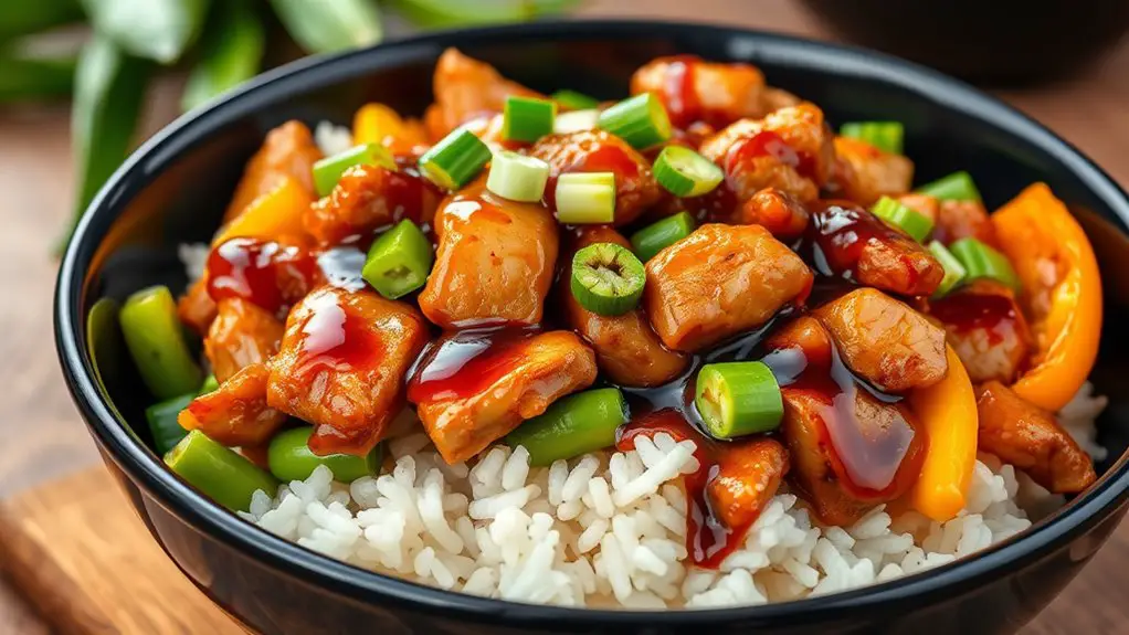 delicious teriyaki chicken stir fry