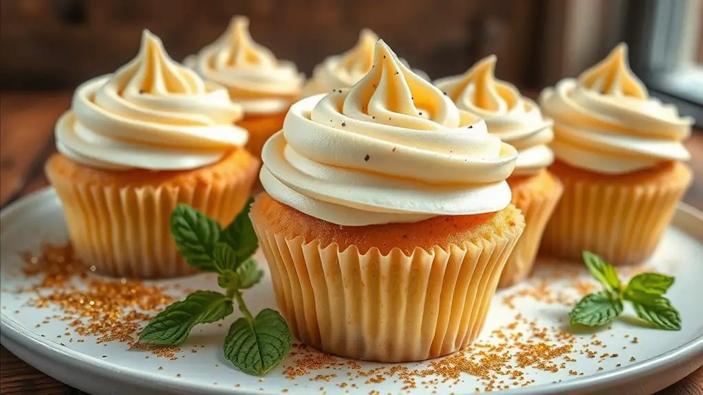 delicious vanilla bean cupcakes