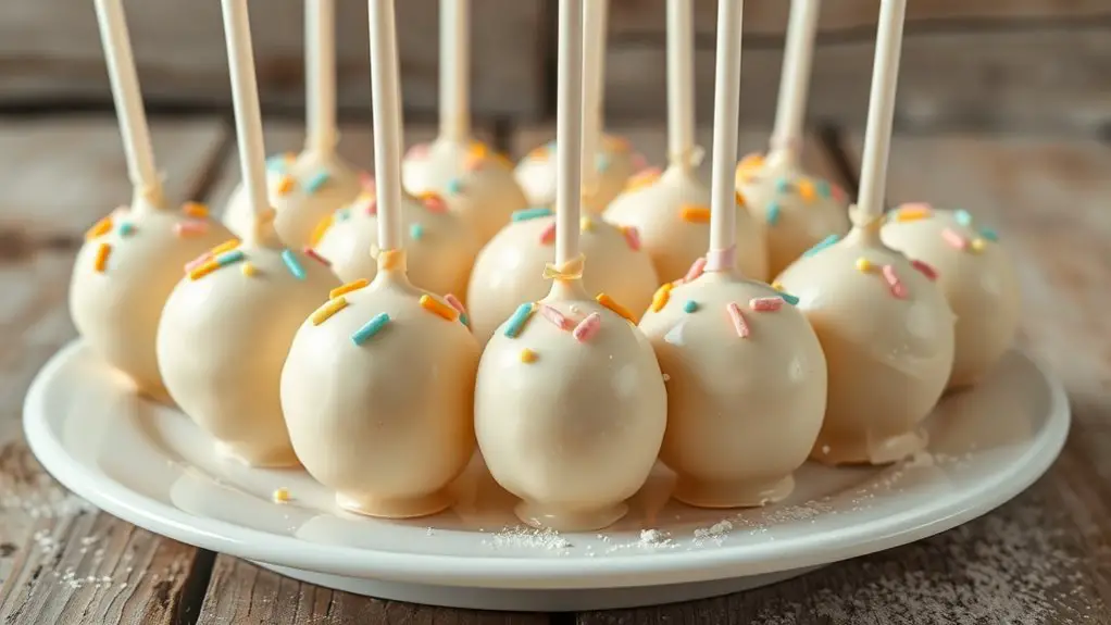 delicious vanilla cake pops