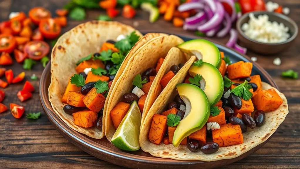 delicious vegetarian taco recipe