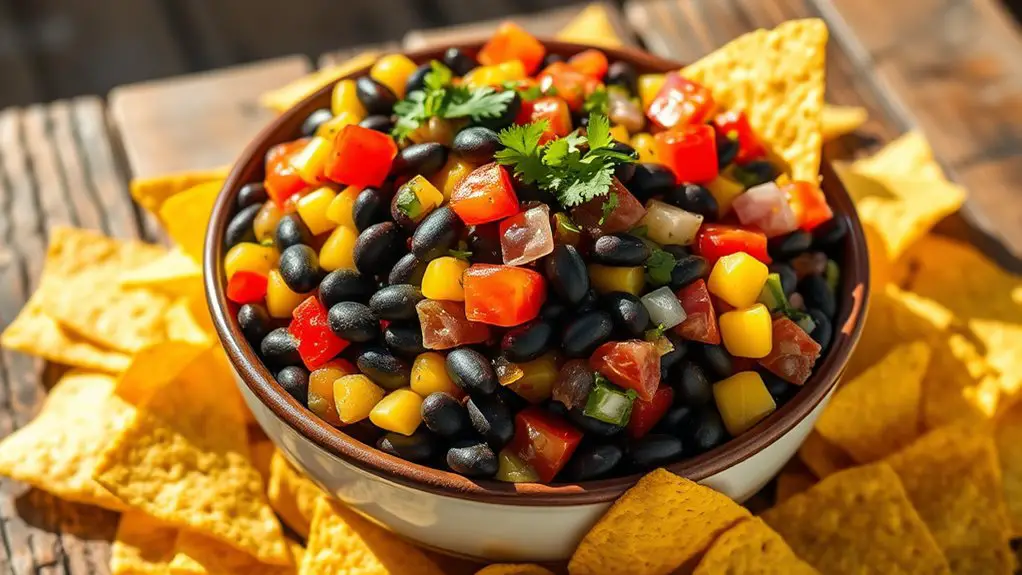 flavorful black bean salsa