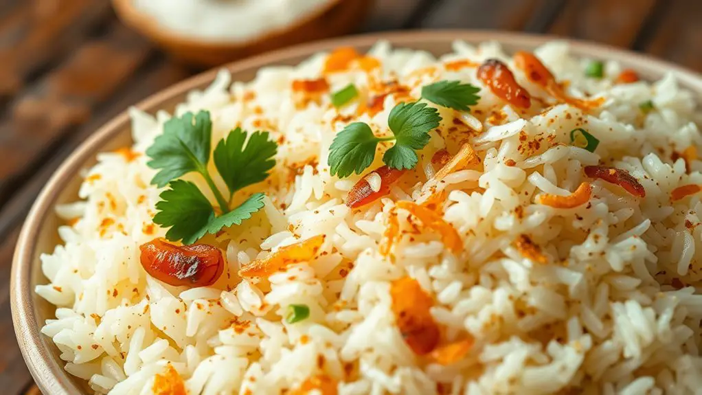 flavorful coconut rice dish