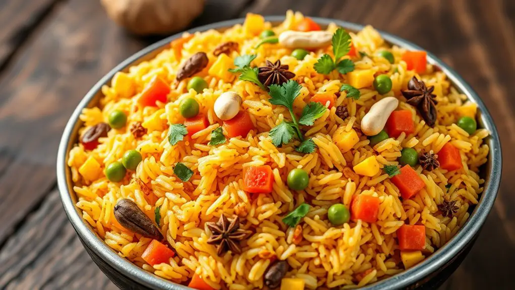 flavorful mixed vegetable rice