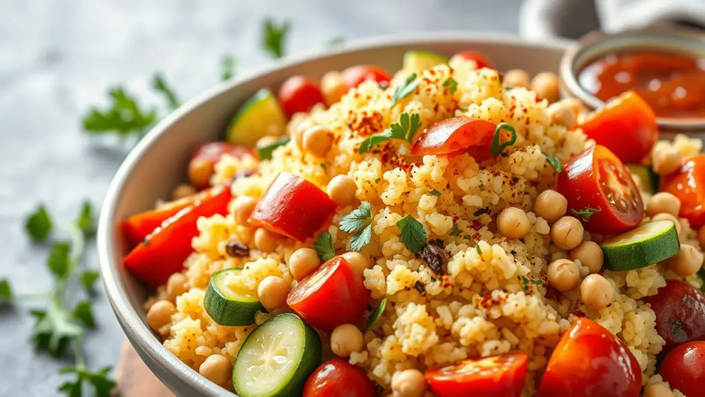 flavorful moroccan couscous dish