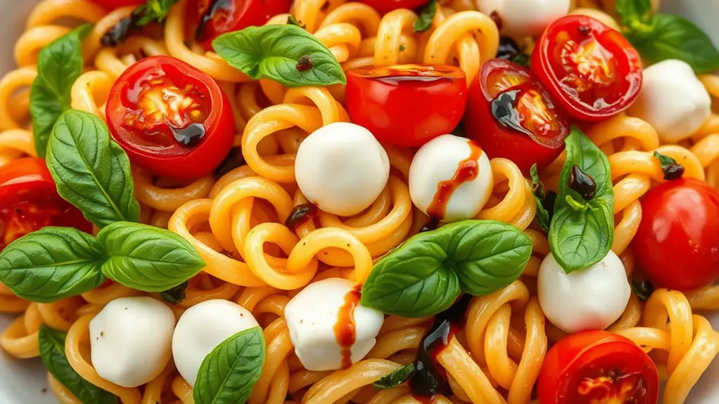 fresh tomato basil pasta