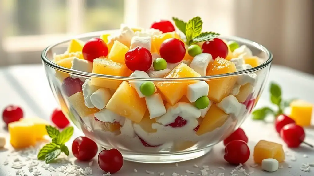 fruit and marshmallow salad