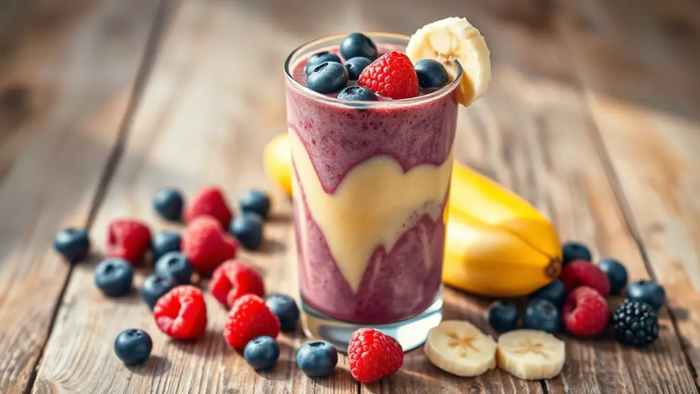 fruity berry banana blend