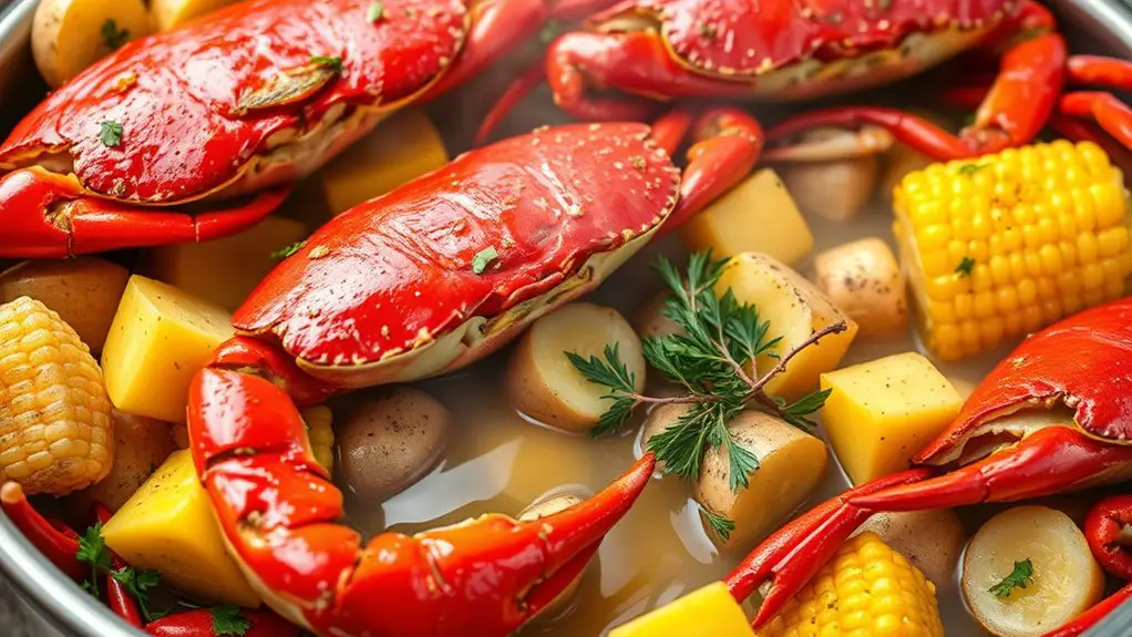 garlic butter crab boil