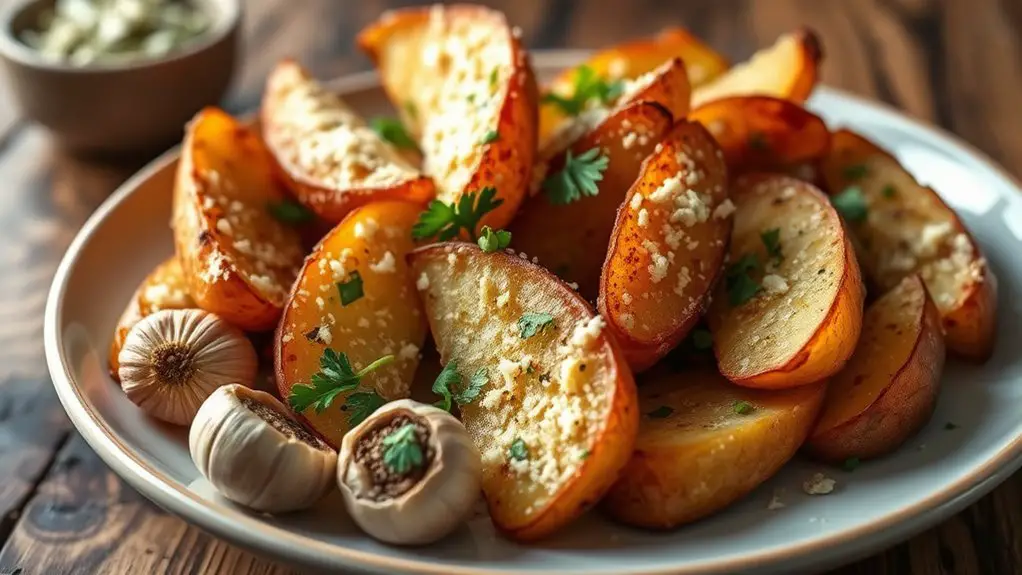 garlic parmesan seasoned potatoes