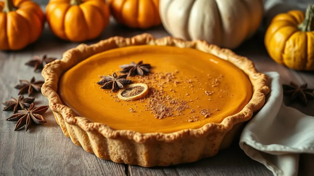 ginger crust pumpkin pie