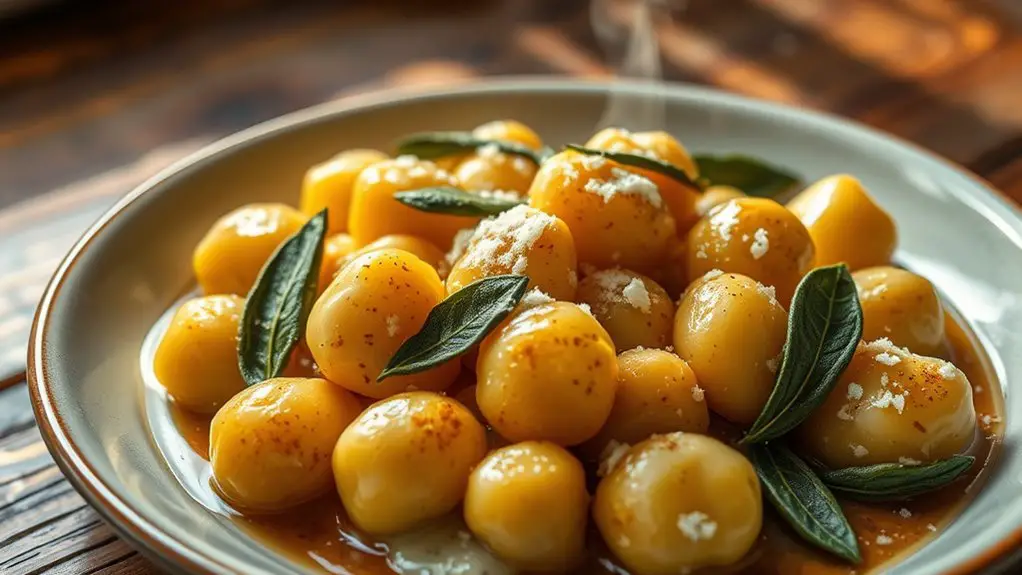 gnocchi in brown butter