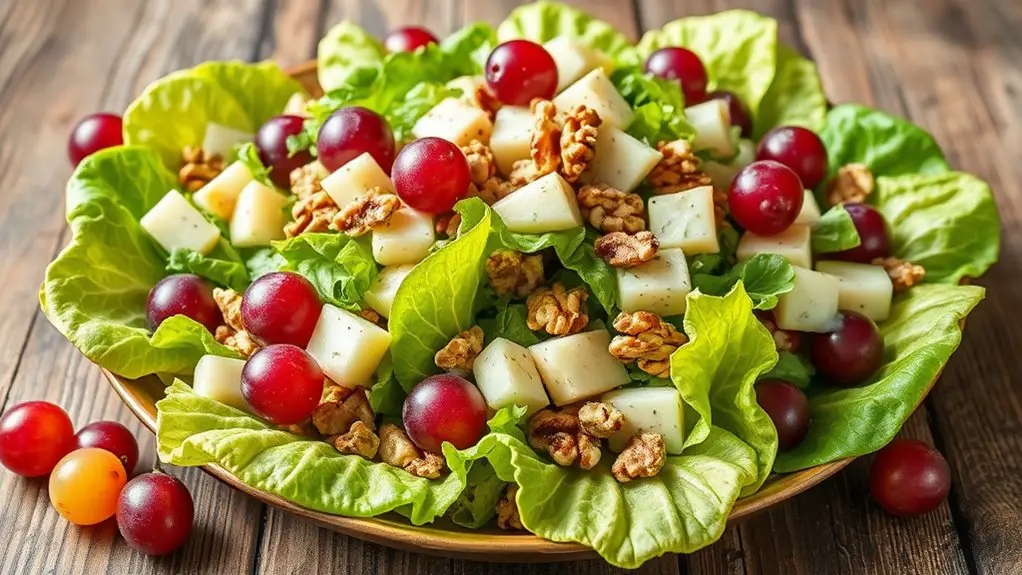 grapes in waldorf salad