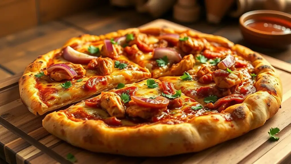 grilled chicken on pizza