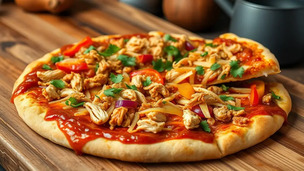 grilled chicken pizza delight