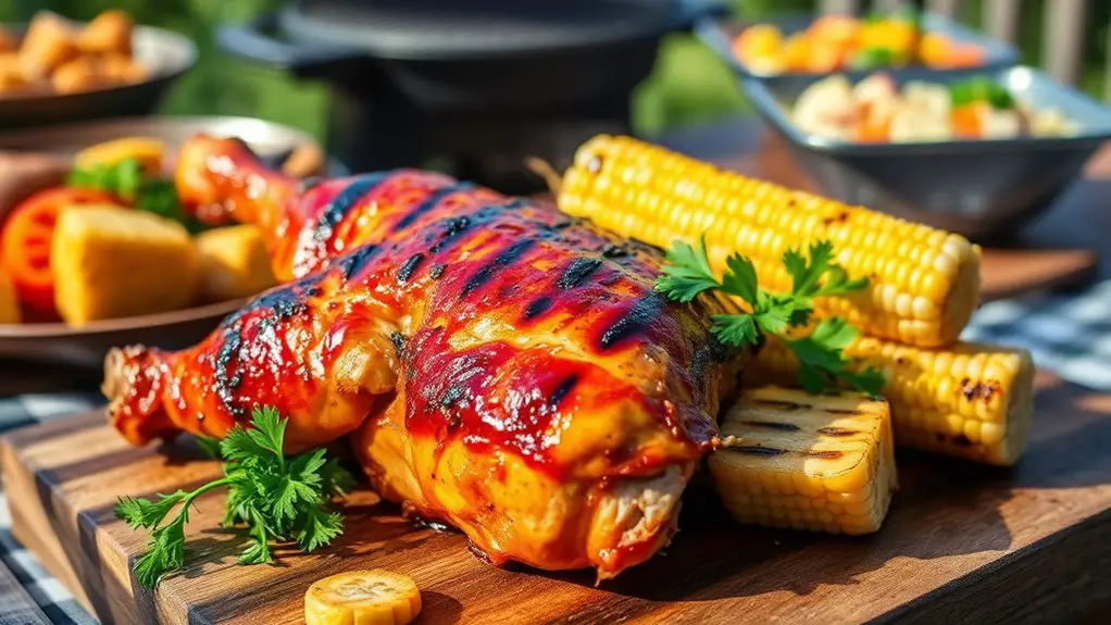 grilled chicken with bbq