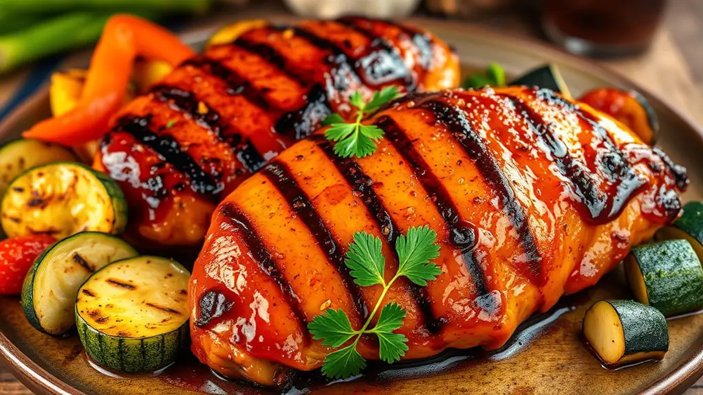 grilled spicy barbecue chicken