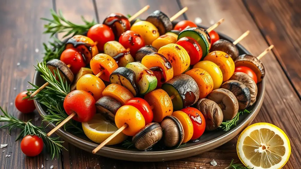 grilled vegetable skewers recipe