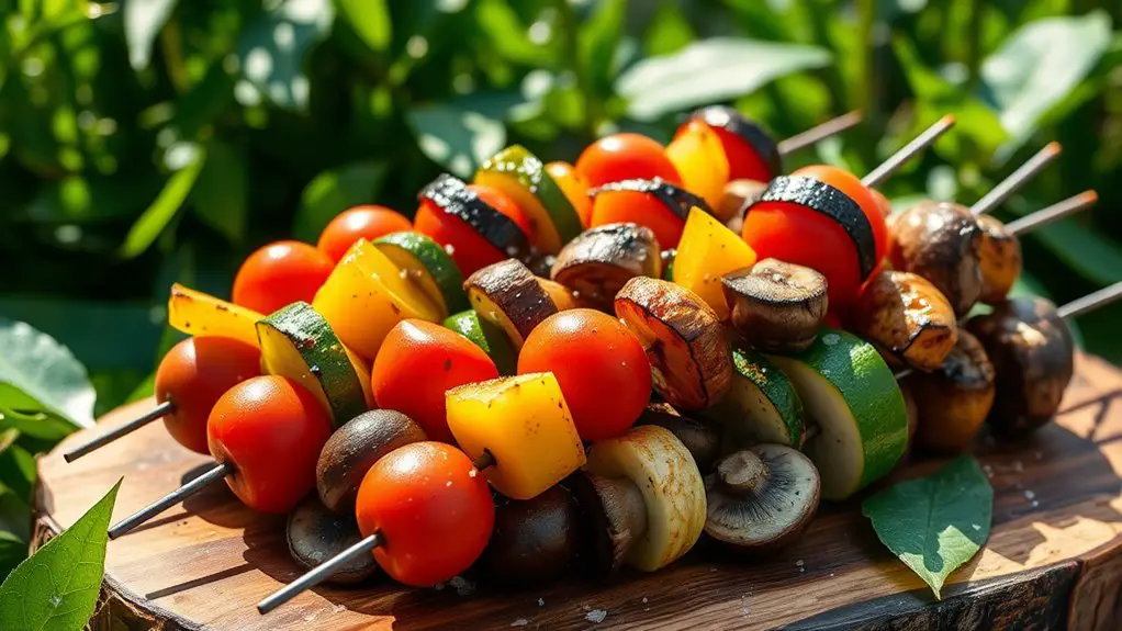 grilled vegetable skewers recipe