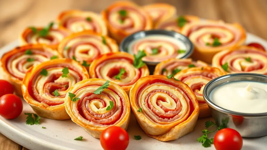 ham and cheese rolls