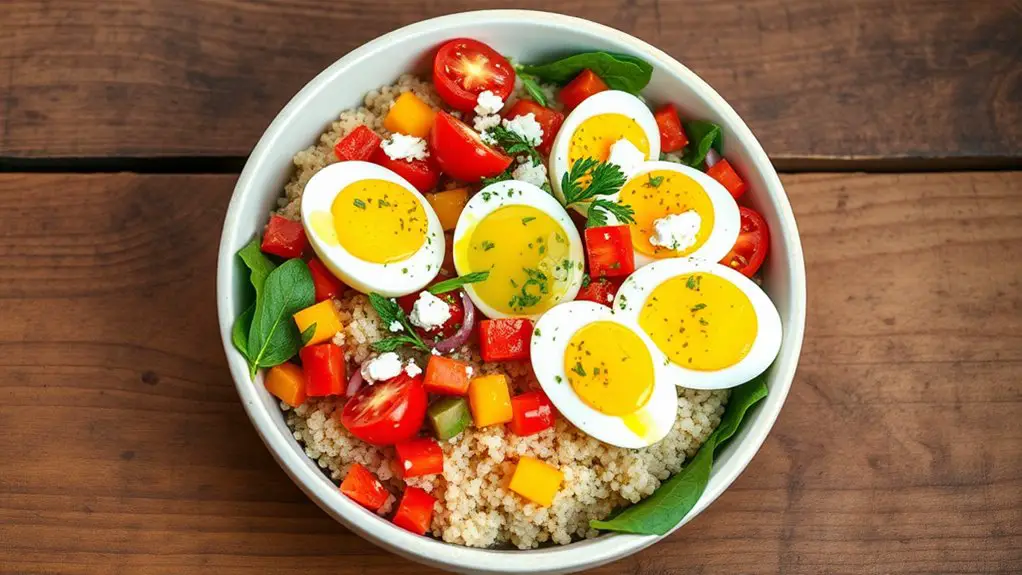 healthy mediterranean egg dish