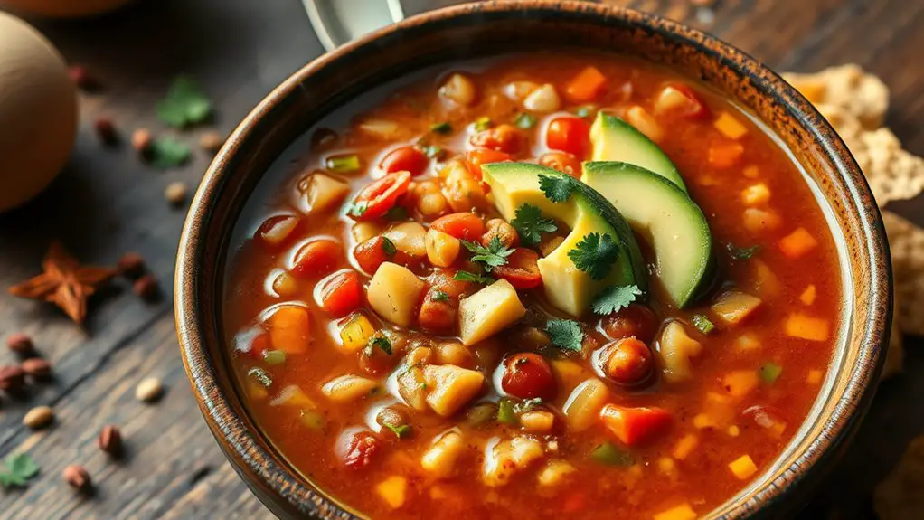 hearty flavorful bean soup