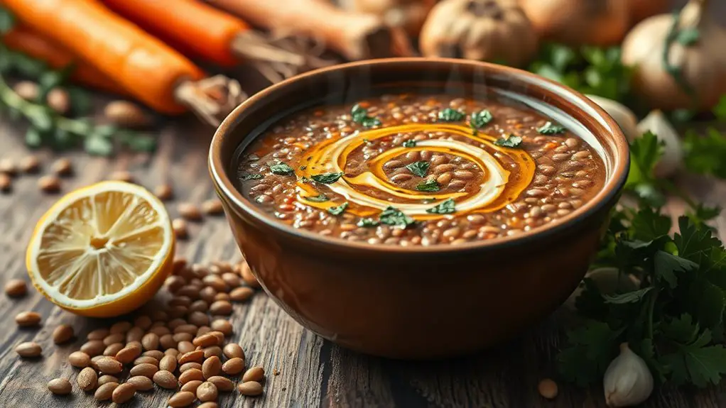 hearty lentil soup recipe